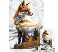 Puzzle pour Adolescents 1000 pièces l'esprit des Hautes Terres dorées Jeu Manuel Difficile Jouet Anti-Stress Améliore l'amour Entre Les Couples (38x52cm)