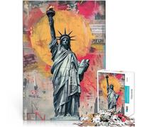 Puzzle pour Adolescents 1000 pièces LIBERTÉ Symbole DE LA LIBERTÉ Jeu Stimulant et Jeu Familial Une œuvre d'art 52x38cm
