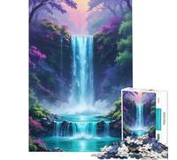 Puzzle pour Adolescents 1000 pièces L'oasis secrète de la Cascade Activités Amusantes à la Maison pour Toute la Famille Jeux familiaux pour Les 14 Ans et Plus (38x52cm)