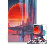 Puzzle pour Adolescents 1000 pièces L'Odyssée de l'espace, Une Nouvelle Station Spatiale, Jouet Anti-Stress, défi Stimulant, renforce Les Liens Amoureux 38x26cm