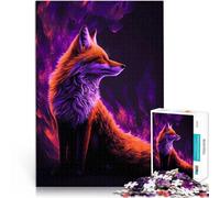 Puzzle pour Adolescents 1000 pièces Loup fantôme Séjour Anti-Stress pour Tuer Le Temps Renforcer l'amour Entre Les Couples 38x26cm