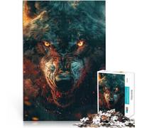 Puzzle pour Adolescents 1000 pièces Loup-Garou maléfique Défi Difficile pour soulager Le Stress Décoration Parfaite 52x38cm