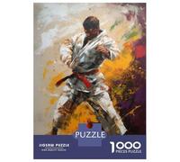 Puzzle pour Adolescents 1000 Pièces Martial Arts Excellence Puzzles pour Adolescents Jeux Relaxants Cadeaux pour Femmes pour Anniversaire, Noël 70x50cm/1000pcs