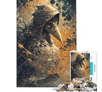 Puzzle pour Adolescents 1000 pièces Médecin de la peste à Capuche Sombre Un défi à relever pour créer Une œuvre d'art Jouet éducatif Convient aux Personnes de 14 Ans et Plus (38x26cm)