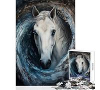 Puzzle pour Adolescents 1000 pièces Merveille d'un Autre Monde Jeu de réflexion Casse-tête Découpe de précision Jouets à Monter soi-même Cadeaux de Noël et d'anniversaire (38x26cm)