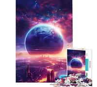 Puzzle pour Adolescents 1000 pièces Merveilleux Jeu Spatial Galactique Jouet addictif pour cultiver la Patience pour Les Jeux améliore la mémoire (Dimensions 38x52cm)
