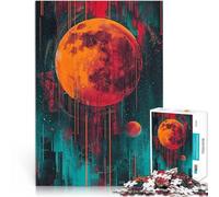 Puzzle pour Adolescents 1000 pièces Mondes Marrons Réduction du Stress intéressante avec des pièces de Formes aléatoires entièrement imbriquées 52x38cm