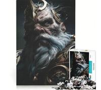 Puzzle pour Adolescents 1000 pièces Moradin Dieu des Nains Jeu Pratique pour s'amuser en Famille idéal comme Cadeau pour Toute la Famille 38x26cm