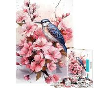 Puzzle pour Adolescents 1000 pièces Motif Colibri Aquarelle pour stimuler Le Cerveau Jeu de Construction Relaxant à partir de 14 Ans (38x26cm)