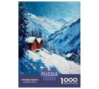 Puzzle pour Adolescents 1000 Pièces Mountain Retreat Puzzle pour Adultes Jeu Pratique Analyse Et Logique Interaction Parent-Enfant 52x38cm/1000pcs