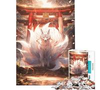 Puzzle pour Adolescents 1000 pièces Mystic Kitsune Gateway défi Difficile à compléter Jouet de décoration pour la Maison à partir de 14 Ans (50x75cm)