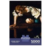 Puzzle pour Adolescents 1000 Pièces Narcissuss by Caravaggio Puzzles pour Adultes Jeux De Détente Découpe De Précision Offre Spéciale pour Toute La Famille 70x50cm/1000pcs