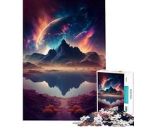 Puzzle pour Adolescents 1000 pièces Nebula Summit Jeu intellectuel et éducatif Cadeau d'anniversaire idéal pour Les activités familiales (Dimensions 38x26cm)