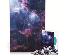 Puzzle pour Adolescents 1000 pièces Nébuleuse Odyssée Cosmique Jouet à Monter soi-même améliore la mémoire avec Poster et fiche de Questions-réponses Assortis 38x26cm