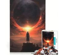 Puzzle pour Adolescents 1000 pièces Necromancer Eclipse Jeu Pratique pour s'amuser en Famille idéal comme Cadeau pour Toute la Famille 38x26cm