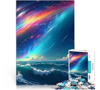 Puzzle pour Adolescents 1000 pièces Océan Cosmique Compétition de Vitesse Manuelle Chaque pièce est Unique - Jeu Familial Stimulant et Amusant 52x38cm