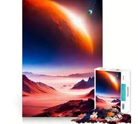 Puzzle pour Adolescents 1000 pièces Odyssée céleste Jeu d'articulation serrée Jouet de Jeu cognitif Facile à Jouer Décoration de Noël Amusante (38x26cm)