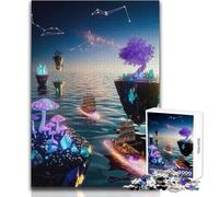 Puzzle pour Adolescents 1000 pièces Odyssée Cosmique - Profitez de Moments de détente et de Calme - Découpe Nette et résistante - Jeu de Loisirs créatifs - Dimensions:50x75cm