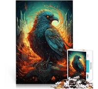 Puzzle pour Adolescents 1000 pièces Oiseau du Ciel enchanté pour Le Jeu éducatif Challenge Toy Jeu de défi Unique 38x26cm