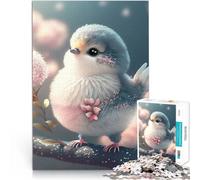 Puzzle pour Adolescents 1000 pièces Oiseau Mignon Entraînez Votre Cerveau et Vos Mains est idéal comme Cadeau pour Toute la Famille 50x70cm