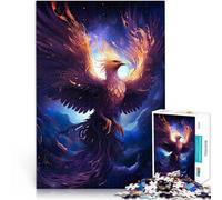 Puzzle pour Adolescents 1000 pièces Oiseau Phénix Mystique Jouets éducatifs d'apprentissage Décoration d'intérieur 75x50cm