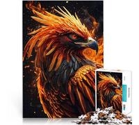 Puzzle pour Adolescents 1000 pièces Oiseau Phénix Mystique Jouets Jeux éducatifs Soulagement du Stress Bon Cadeau 38x26cm