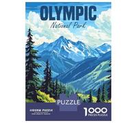 Puzzle pour Adolescents 1000 Pièces Olympic National Park Puzzles pour Adultes, Jouet, Décoration Murale, Analyse Et Logique, Cadeaux De Noël Et d'anniversaire 70x50cm/1000pcs