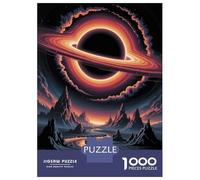 Puzzle pour Adolescents 1000 Pièces Orca Leaping Under The Moon Puzzles pour Adultes Jeu Familial Anti-Stress Interaction Parent-Enfant 52x38cm/1000pcs