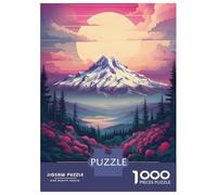 Puzzle pour Adolescents 1000 Pièces Oregon Mountain Landscape Art Puzzles pour Adultes Activités Familiales Interaction Parent-Enfant Jeu Au Design Élégant 52x38cm/1000pcs