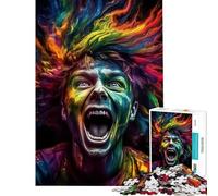 Puzzle pour Adolescents 1000 pièces Paranoia défi à relever Difficile Jouet de décoration pour la Maison à partir de 14 Ans (38x52cm)