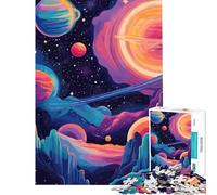 Puzzle pour Adolescents 1000 pièces Paysage Cosmique Jeu Manuel éducatif et Stimulant pour développer l'analyse et la logique (Dimensions 50x75cm)