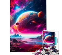 Puzzle pour Adolescents 1000 pièces Paysage Cosmique pour Anniversaire Noël Jouet de mémoire Décoration Murale Convient aux Personnes de 14 Ans et Plus (38x26cm)