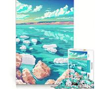 Puzzle pour Adolescents 1000 pièces Paysage de la mer Morte, Jeux éducatifs, améliore la mémoire, Cadeau d'anniversaire, 38x52cm