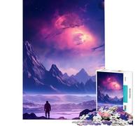 Puzzle pour Adolescents 1000 pièces Paysage de la Vallée des Galaxies Jeu de réflexion Casse-tête Jouets Jeux éducatifs Cadeau pour Anniversaires Difficile (Dimensions 38x52m)