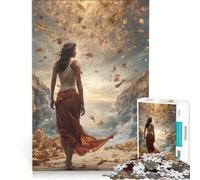 Puzzle pour Adolescents 1000 pièces Paysage onirique de la Rome Antique, Jeu de réflexion, Interaction Parent-Enfant, Cadeau d'anniversaire, 38x26cm