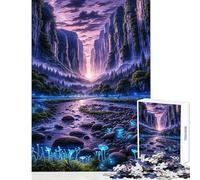 Puzzle pour Adolescents 1000 pièces Paysage Spatial Fantastique Jeu éducatif pour Passer Le Temps à la Maison Jouet éducatif avec Poster et fiche de Questions Assortis (38x52cm)