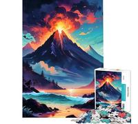 Puzzle pour Adolescents 1000 pièces Paysages de Montagne Jeux relaxants Jouets addictifs pour cultiver la Patience Cadeaux d'anniversaire pour s'amuser en Famille (Dimensions 38x52cm)
