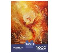 Puzzle pour Adolescents 1000 Pièces Phoenix Rising Puzzles pour Adultes Jeu Manuel Décoration Murale Cadeaux Uniques pour Anniversaire Et Noël 38x26cm/1000pcs