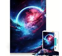 Puzzle pour Adolescents 1000 pièces Planète Bleue,Bords Nets,Jeu de Concentration Amusant,Moment de détente,Cadeau de Noël apaisant (50x75cm)