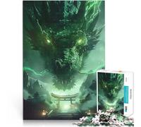 Puzzle pour Adolescents 1000 pièces Porte Torii Légende du Dragon Jeu éducatif Familial Décoration d'intérieur et Cadeaux Uniques 26x38cm