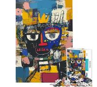 Puzzle pour Adolescents 1000 pièces Portrait du Roi Style Matisse Puzzle pour Adultes Jeu Manuel Cadeau pour Femmes Offrez-en à Toute la Famille (Dimensions 50x75cm)