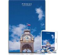 Puzzle pour Adolescents 1000 pièces Prague Jeu éducatif Familial Améliore la mémoire Cadeau de Noël Secret Dimensions 50x75cm