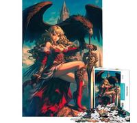 Puzzle pour Adolescents 1000 pièces Princesse démoniaque majestueuse Puzzle de 1000 pièces Jouet éducatif Anti-Stress Cadeau d'anniversaire et Cadeau Unique (75x50cm)