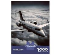 Puzzle pour Adolescents 1000 Pièces Private Jet Flying Puzzle Relax Games Décoration Murale Est Idéal comme Cadeau 38x26cm/1000pcs