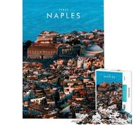 Puzzle pour Adolescents 1000 pièces Puzzle Naples pour Adolescents Modèle à Assembler Défi à réaliser Idée Cadeau Originale pour Un Anniversaire ou Noël (Dimensions : 50x75cm)