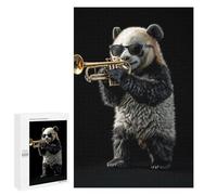 Puzzle pour adolescents 1000 pièces Puzzle Panda Trumpet Puzzle pour Adultes Jouets Antistress Analyse et Logique pour Anniversaire, Noël 1000 PCS