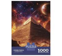 Puzzle pour Adolescents 1000 Pièces Pyramid in Cosmos -1 Puzzles pour Adultes Jeux De Détente Découpe De Précision Offre Spéciale pour Toute La Famille 38x26cm/1000pcs