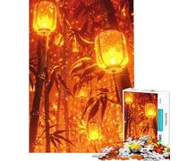 Puzzle pour Adolescents 1000 pièces Quand la Lanterne s'allume Puzzle 1000 pièces Anti-Stress Cadeau d'anniversaire ou de Voyage (38x52cm)