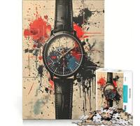 Puzzle pour Adolescents 1000 pièces Quelle Heure est-il ? Jeu Impossible Cadeau d'anniversaire Unique 38x26cm