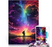 Puzzle pour Adolescents 1000 pièces Randonnée dans Le Monde Extraterrestre Jeu Pratique Jeu éducatif pour Anniversaire, Noël 52x38cm